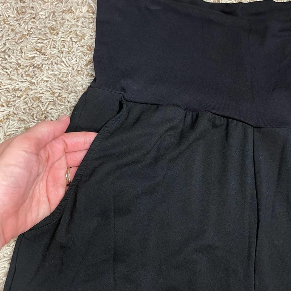 Soft & Cozy Loungewear NWT Black Wide Leg High Waist Lounge Palazzo Pants - Picture 9 of 9